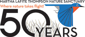 Martha Lafite Thompson Nature Sanctuary 50th Anniversary logo