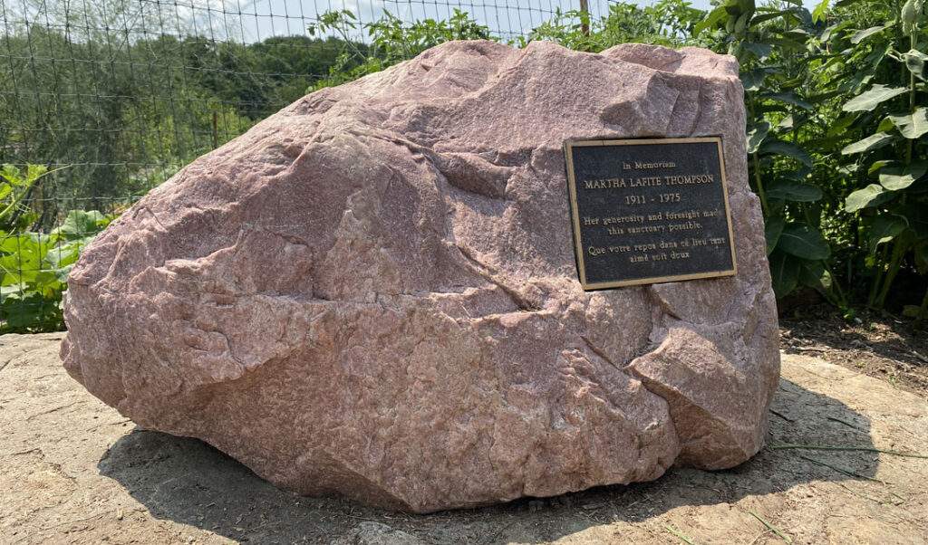 Martha Lafite Thompson Memorial Rock